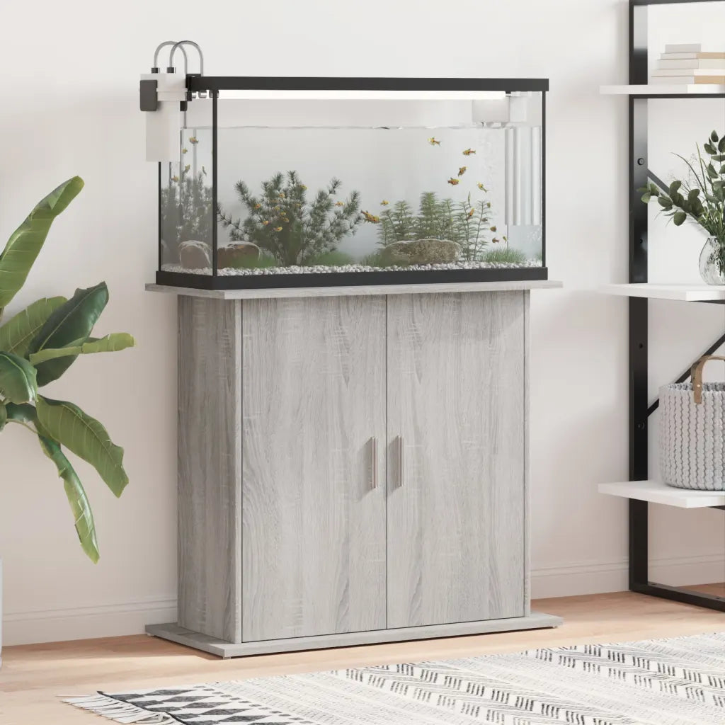 Supporto per acquario 81x36x73 cm in legno multistrato