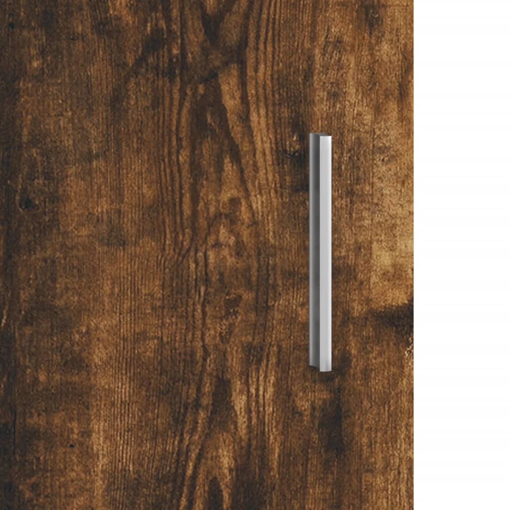 Supporto Acquario 121x41x58 cm in Legno Multistrato Rovere Fumo