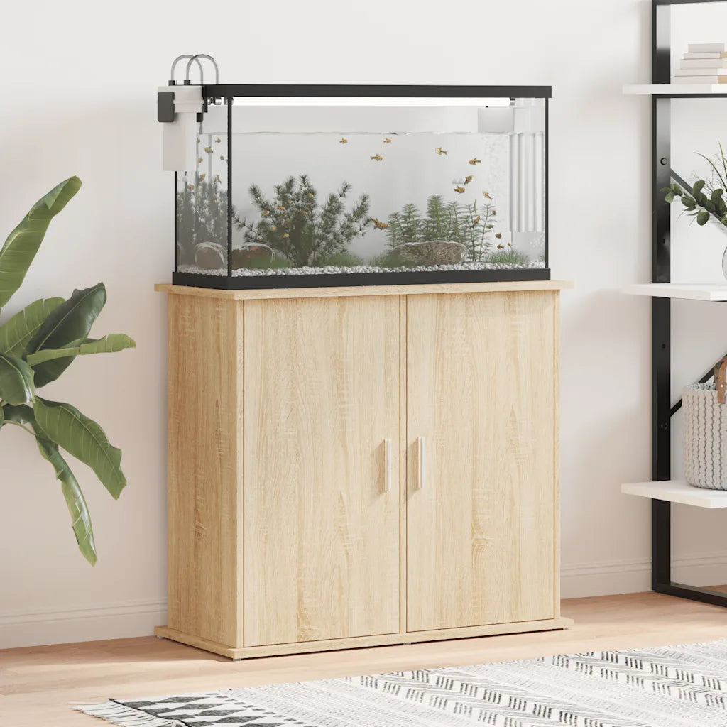 Supporto per acquario 81x36x73 cm in legno multistrato