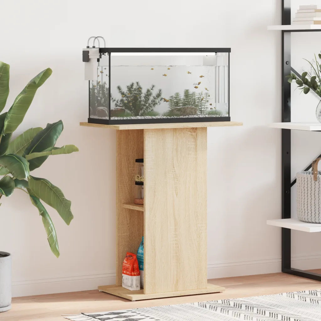 Supporto per acquario 60,5x36x72,5 cm in legno multistrato