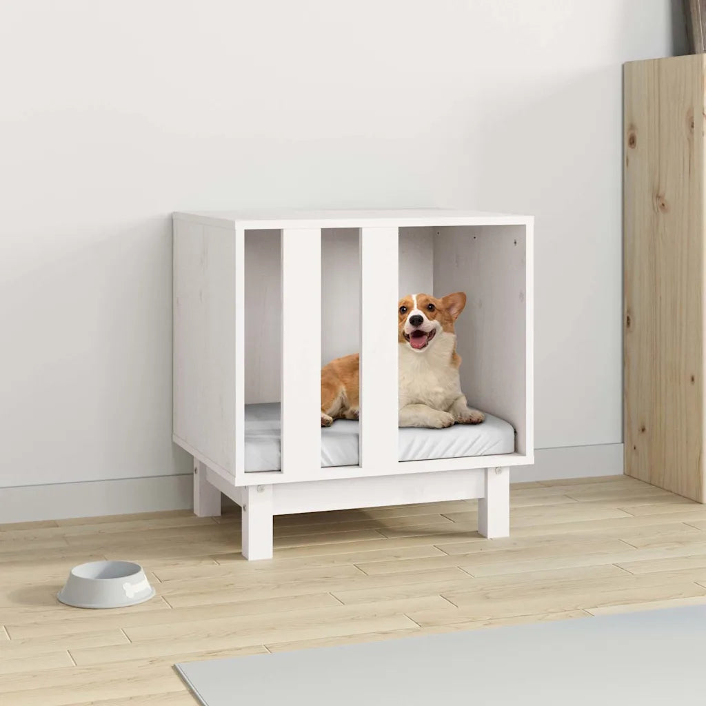 Casetta per cani in legno di pino 50x40x52 cm