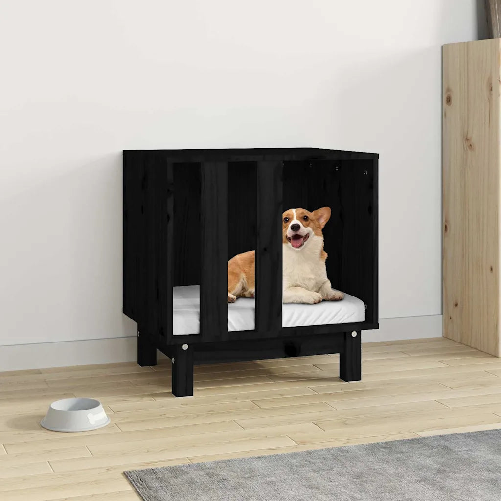 Casetta per cani in legno di pino 50x40x52 cm