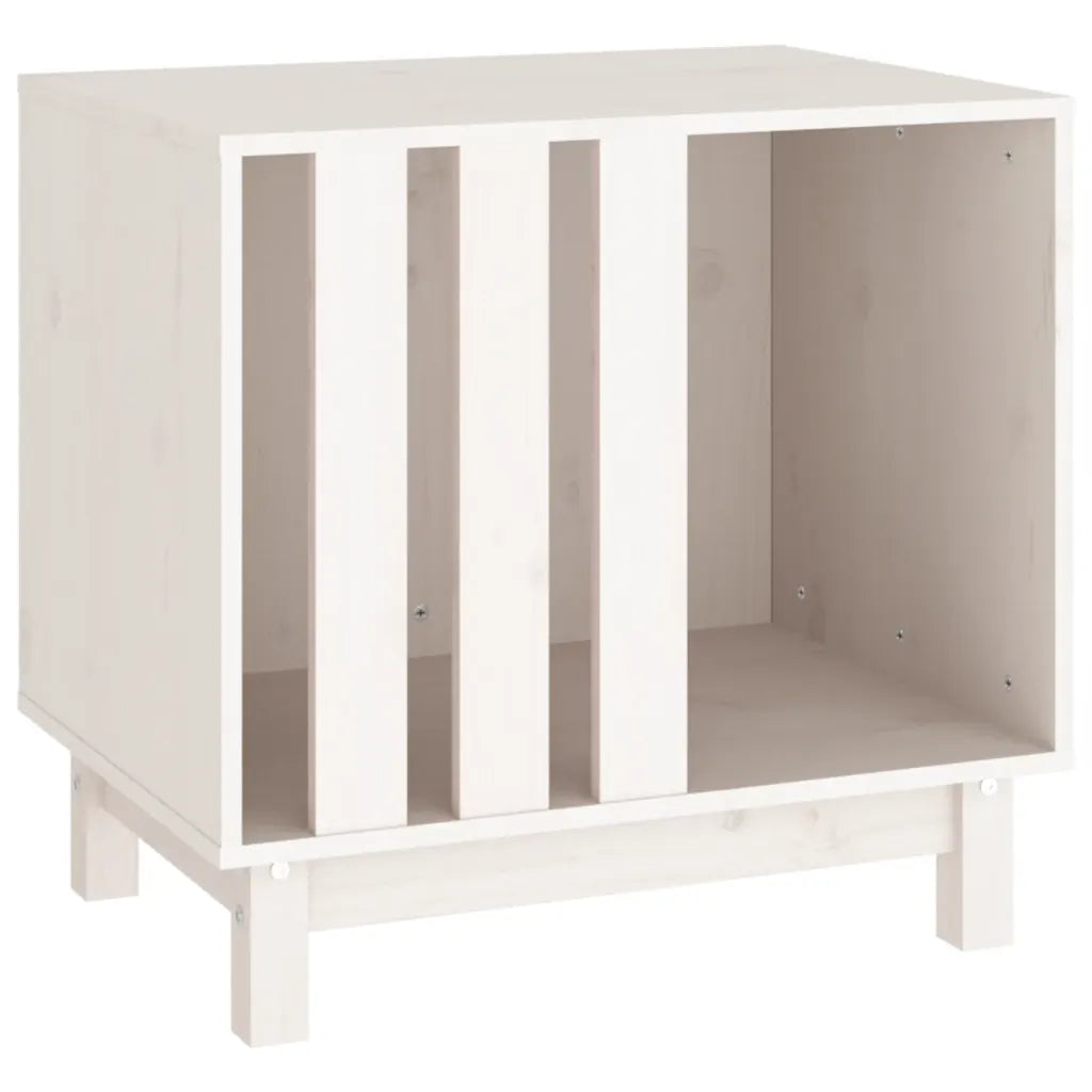 Casetta per cani 60x45x57 cm in legno massello di pino