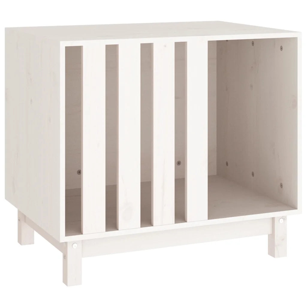 Casetta per cani 70x50x62 cm in legno massello di pino