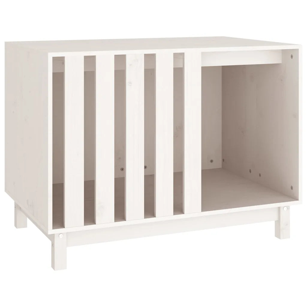 Casetta per cani 90x60x67 cm in legno massello di pino