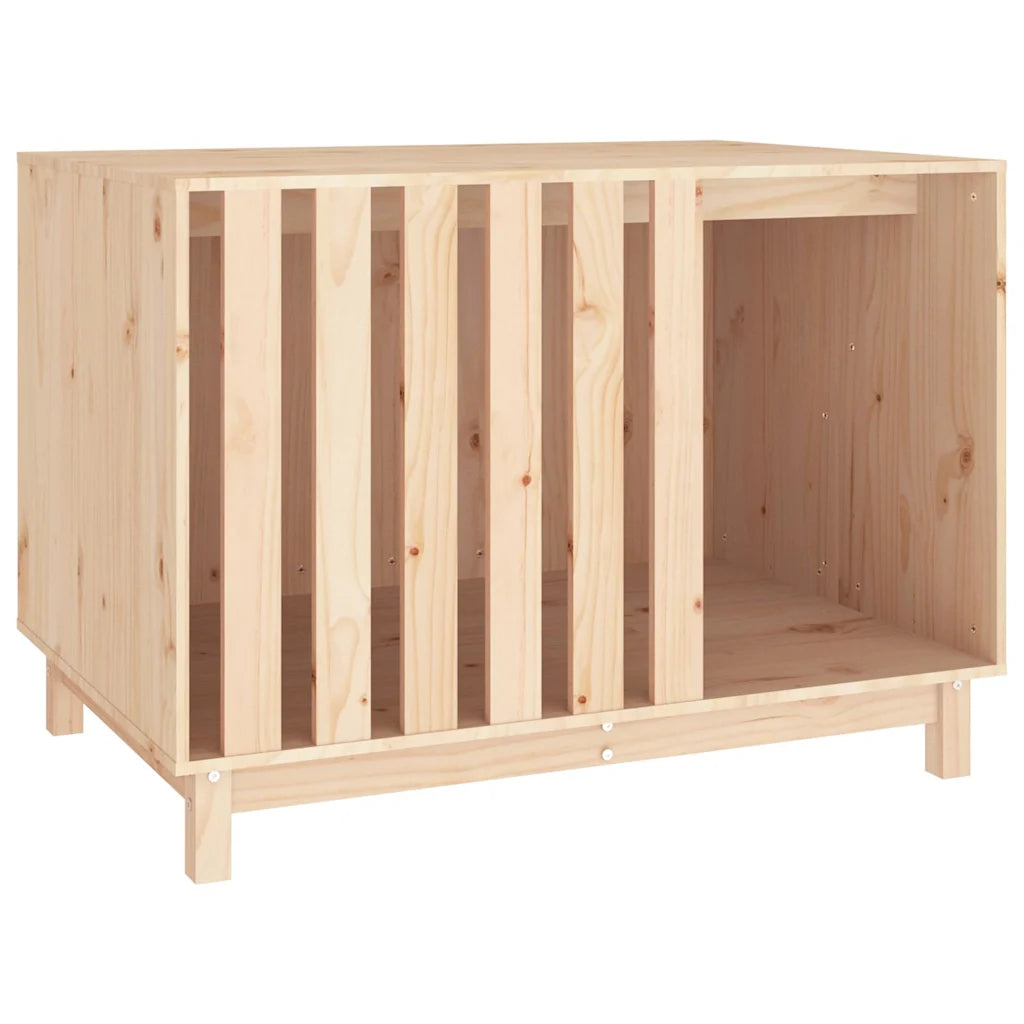 Casetta per cani 100x70x72 cm in legno massello di pino