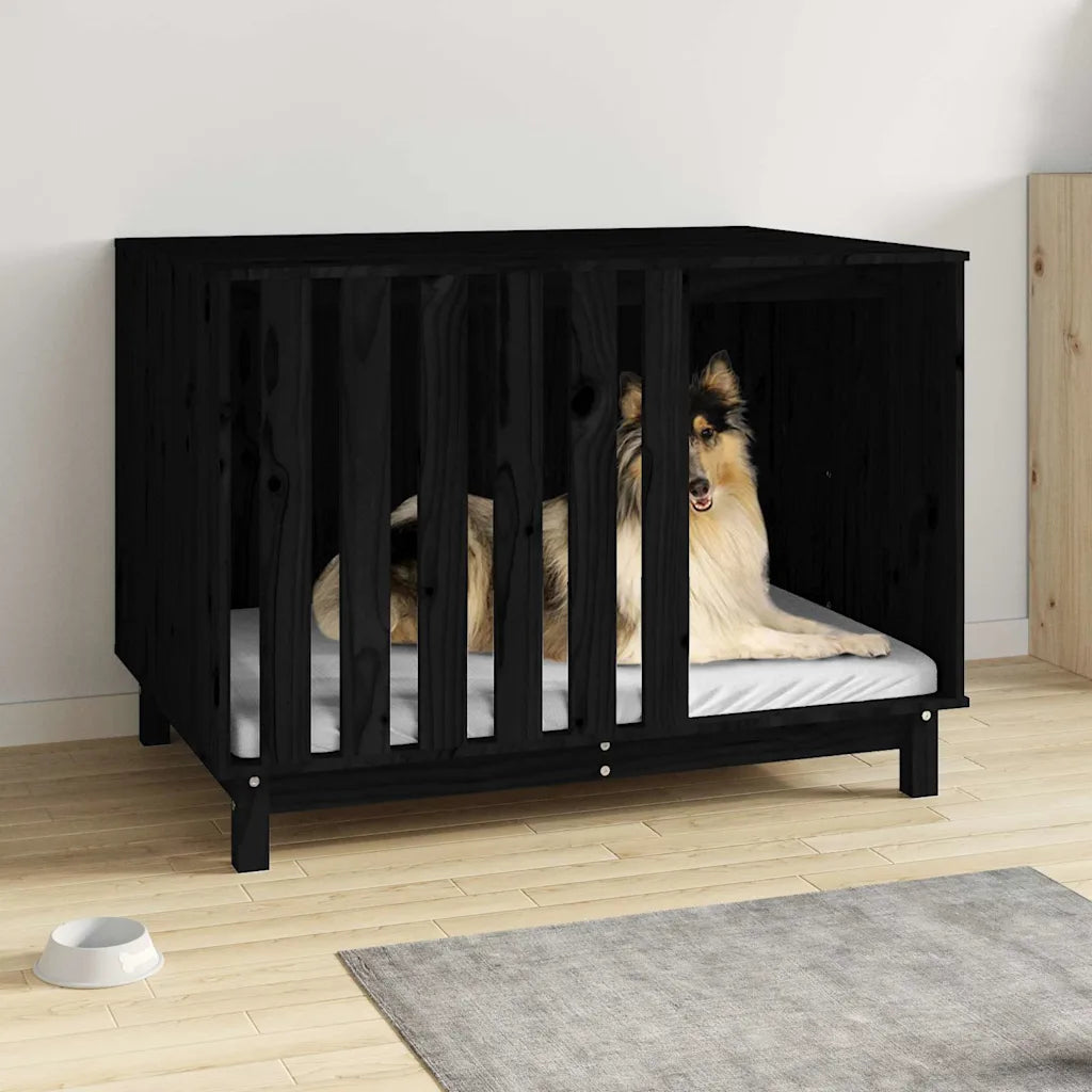 Casetta per cani 100x70x72 cm in legno massello di pino