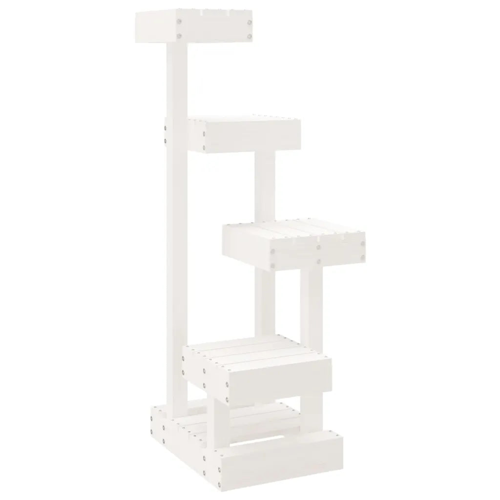 Albero per gatti 45,5x49x103 cm in legno massello di pino