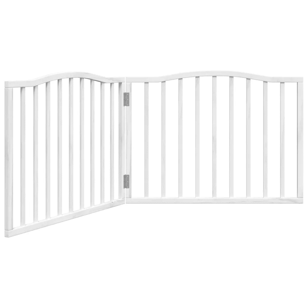 Cancello per cani pieghevole in pioppo, 2 pannelli, 160 cm, altezza 60 cm