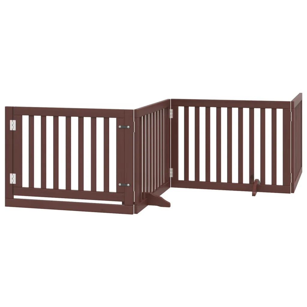 Cancello per cani pieghevole in pioppo, 2 pannelli, 160 cm, altezza 60 cm