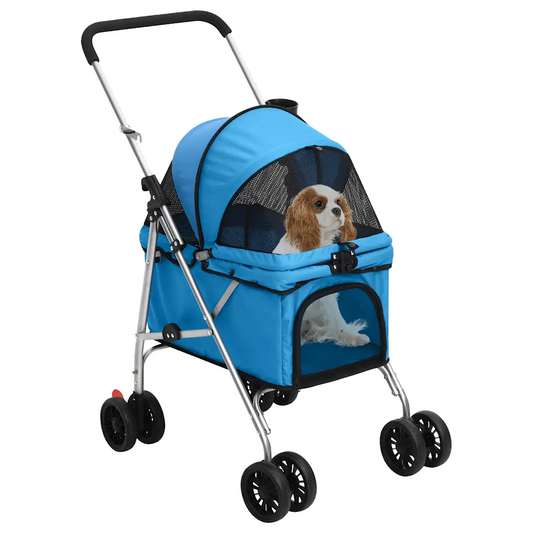 Passeggino per cani pieghevole 76x50x100 cm tessuto Oxford