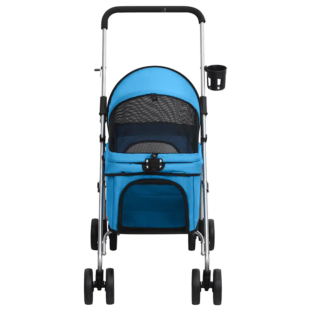 Passeggino per cani pieghevole 76x50x100 cm tessuto Oxford