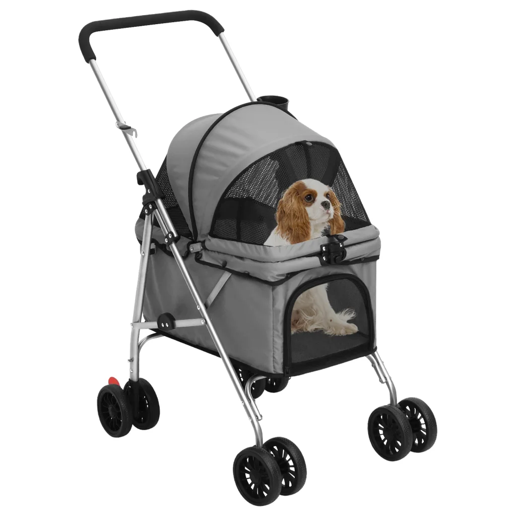 Passeggino per cani pieghevole 76x50x100 cm tessuto Oxford