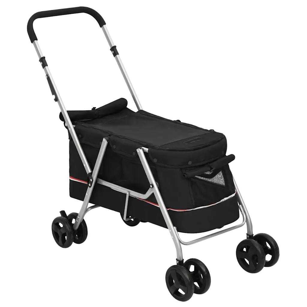Passeggino per cani pieghevole 100x49x96 cm con tettuccio