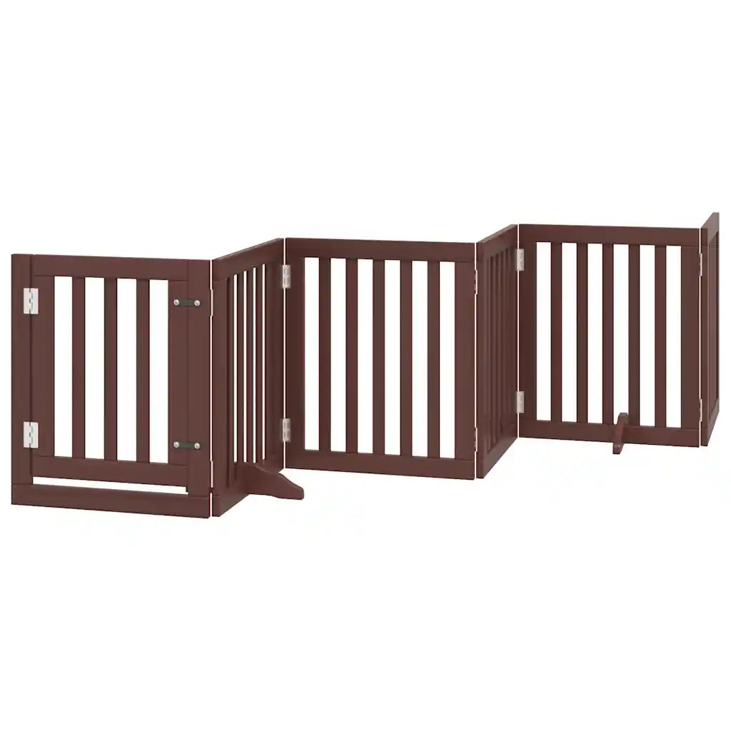 Cancello per cani pieghevole 9 pannelli 450 cm, altezza 60 cm