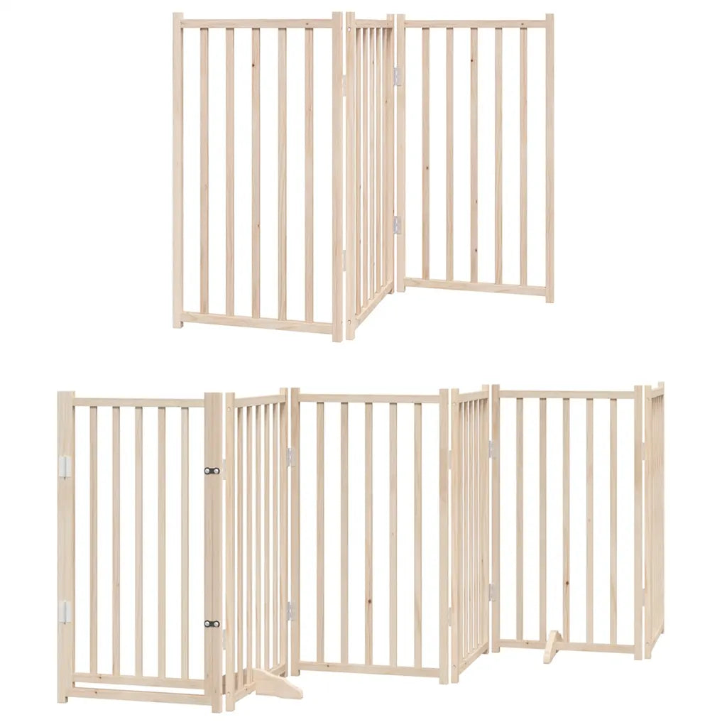 Cancello per cani pieghevole 9 pannelli 450 cm, 50x90 cm