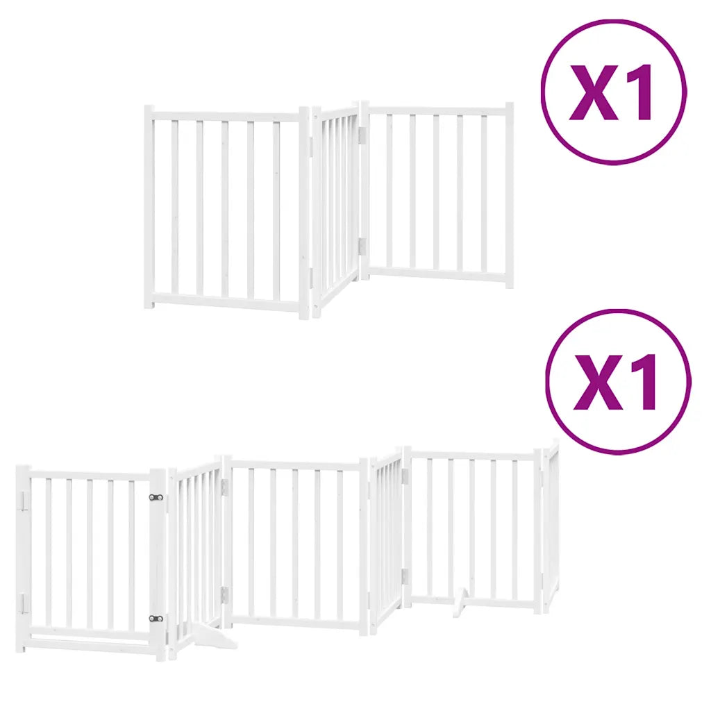 Cancello per cani pieghevole 9 pannelli 450 cm, altezza 60 cm