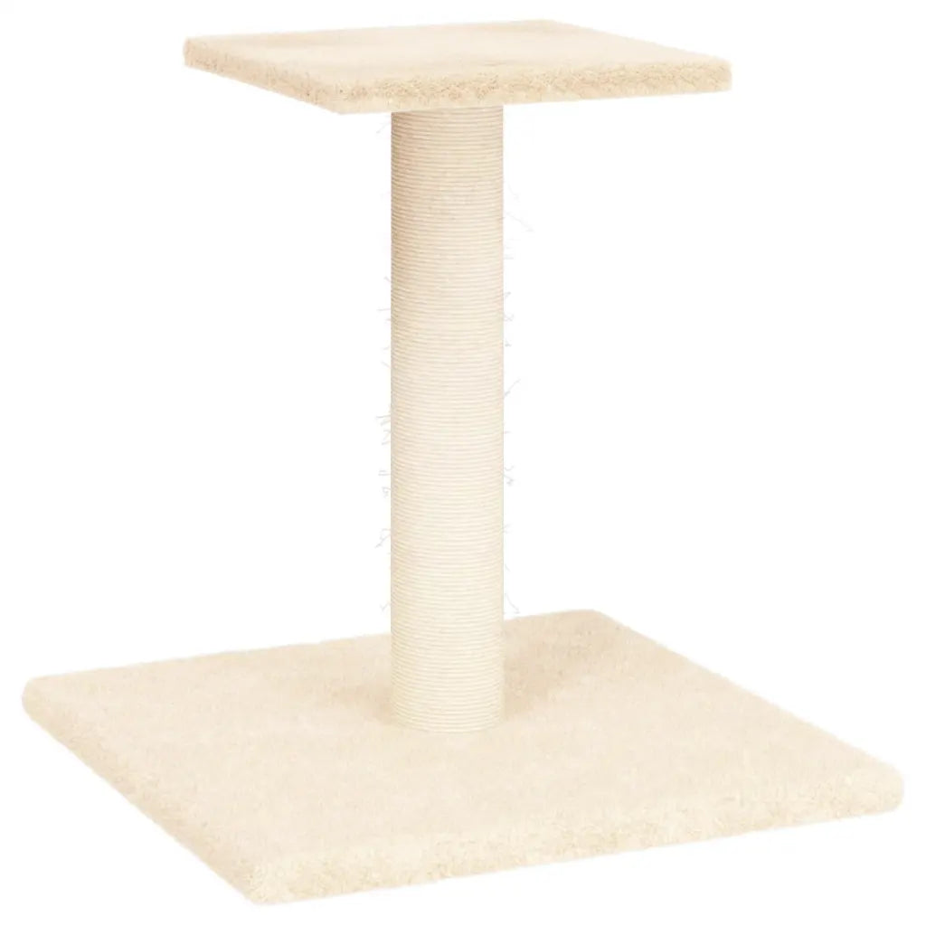 Palo tiragraffi per gatti con piattaforma 34,5x34,5x38 cm