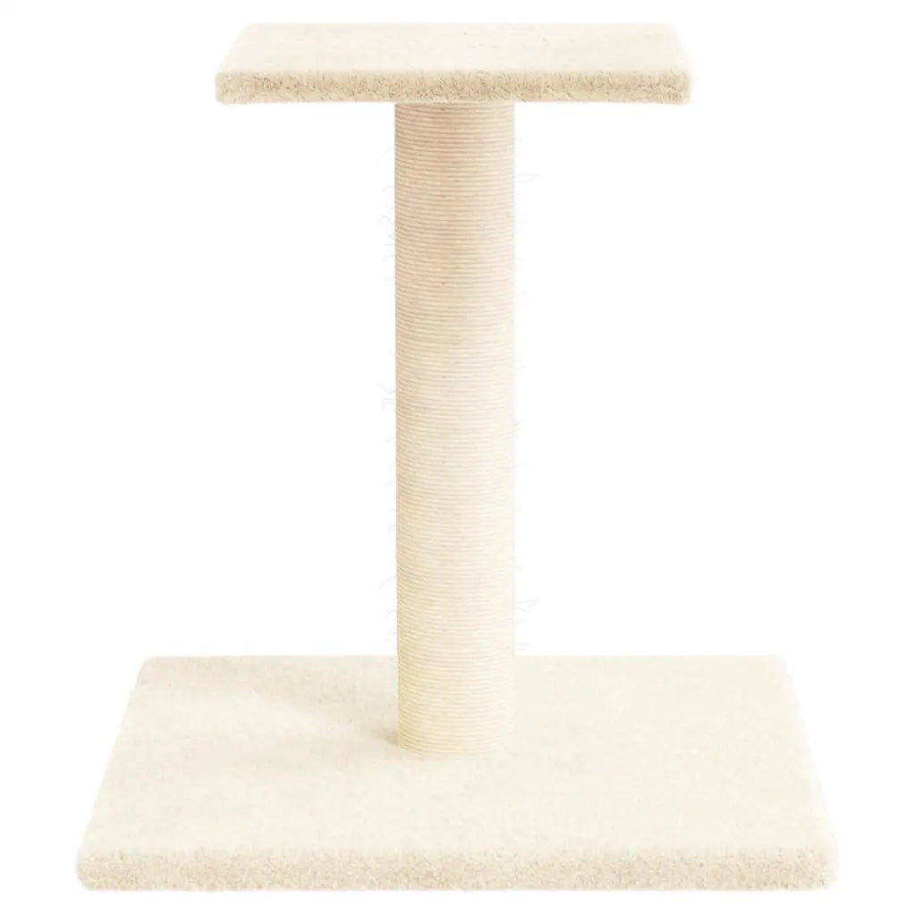 Palo tiragraffi per gatti con piattaforma 34,5x34,5x38 cm