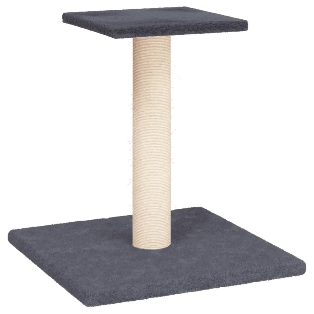 Palo tiragraffi per gatti con piattaforma 34,5x34,5x38 cm