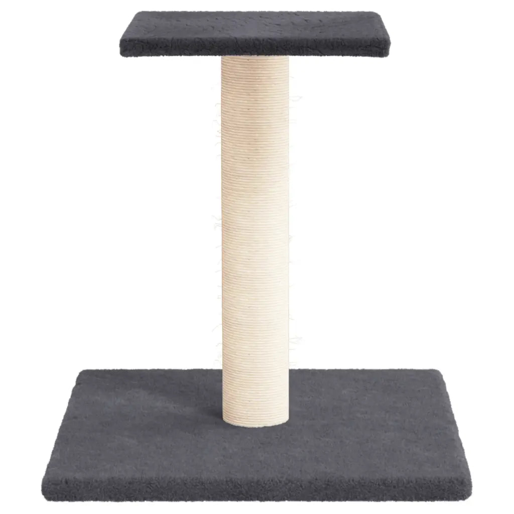 Palo tiragraffi per gatti con piattaforma 34,5x34,5x38 cm