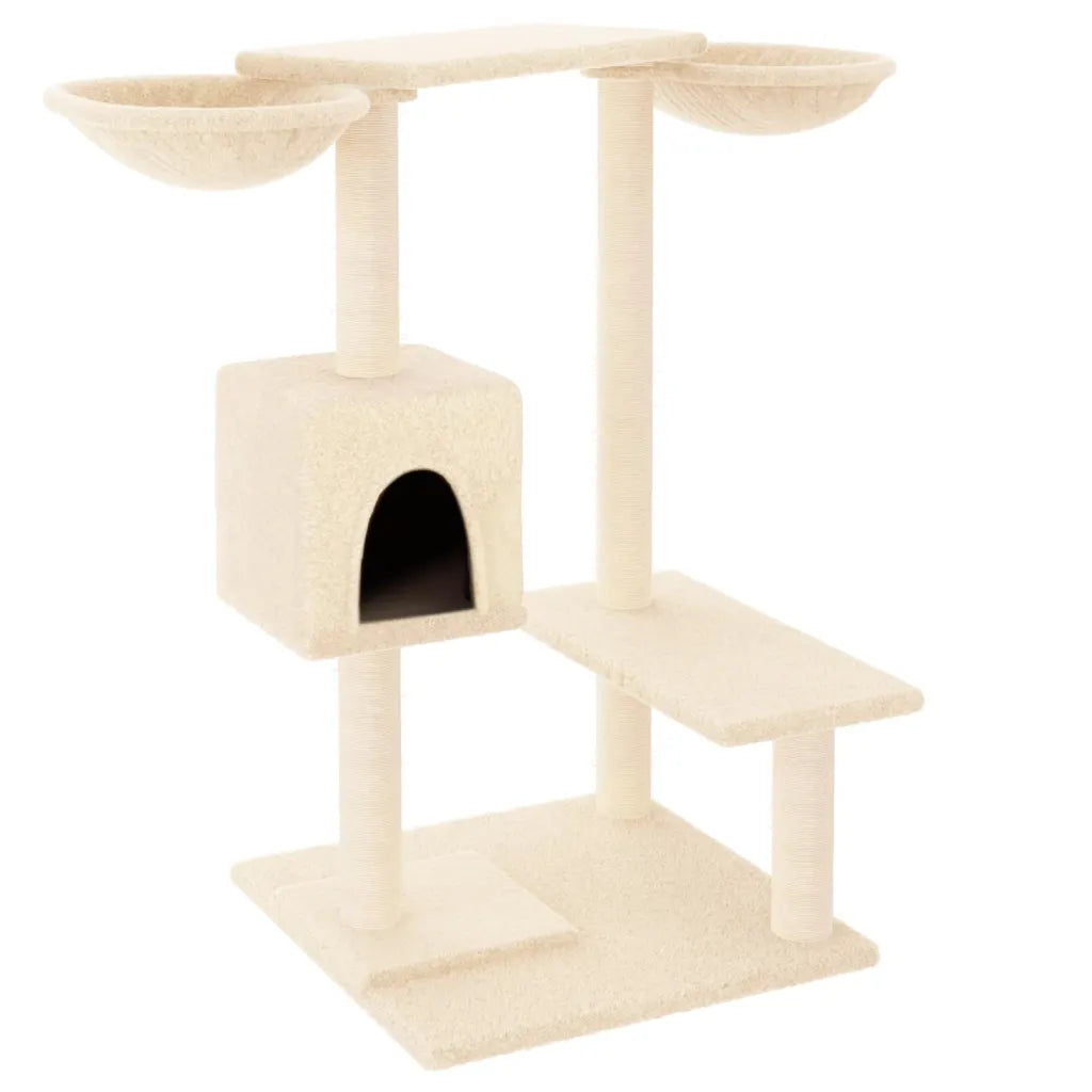 Albero per gatti con tiragraffi 97x67,5x82 cm