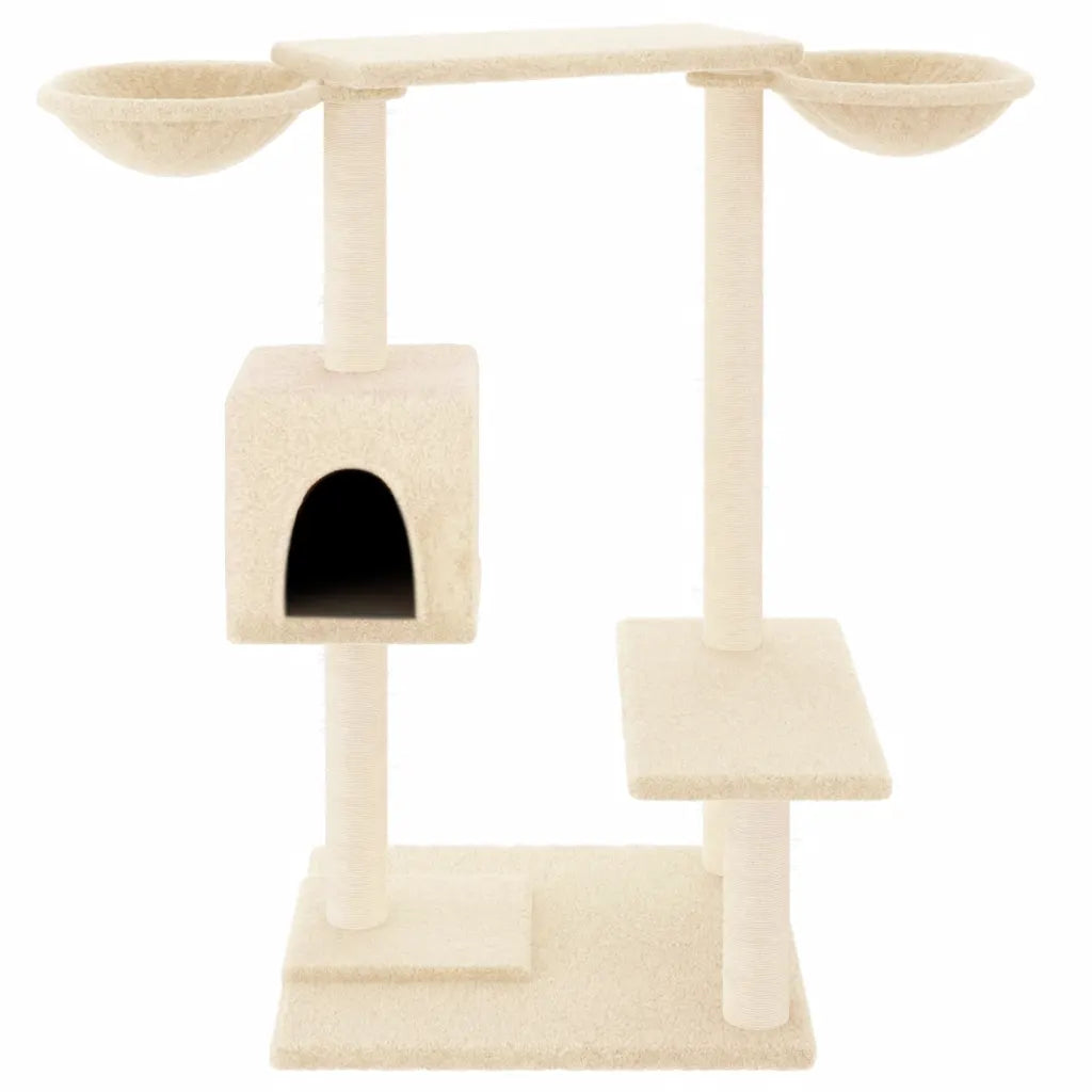 Albero per gatti con tiragraffi 97x67,5x82 cm