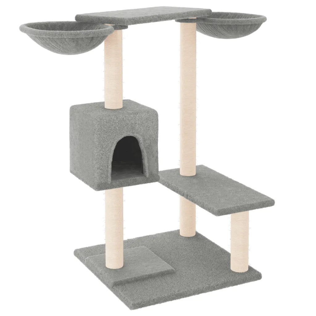 Albero per gatti con tiragraffi 97x67,5x82 cm