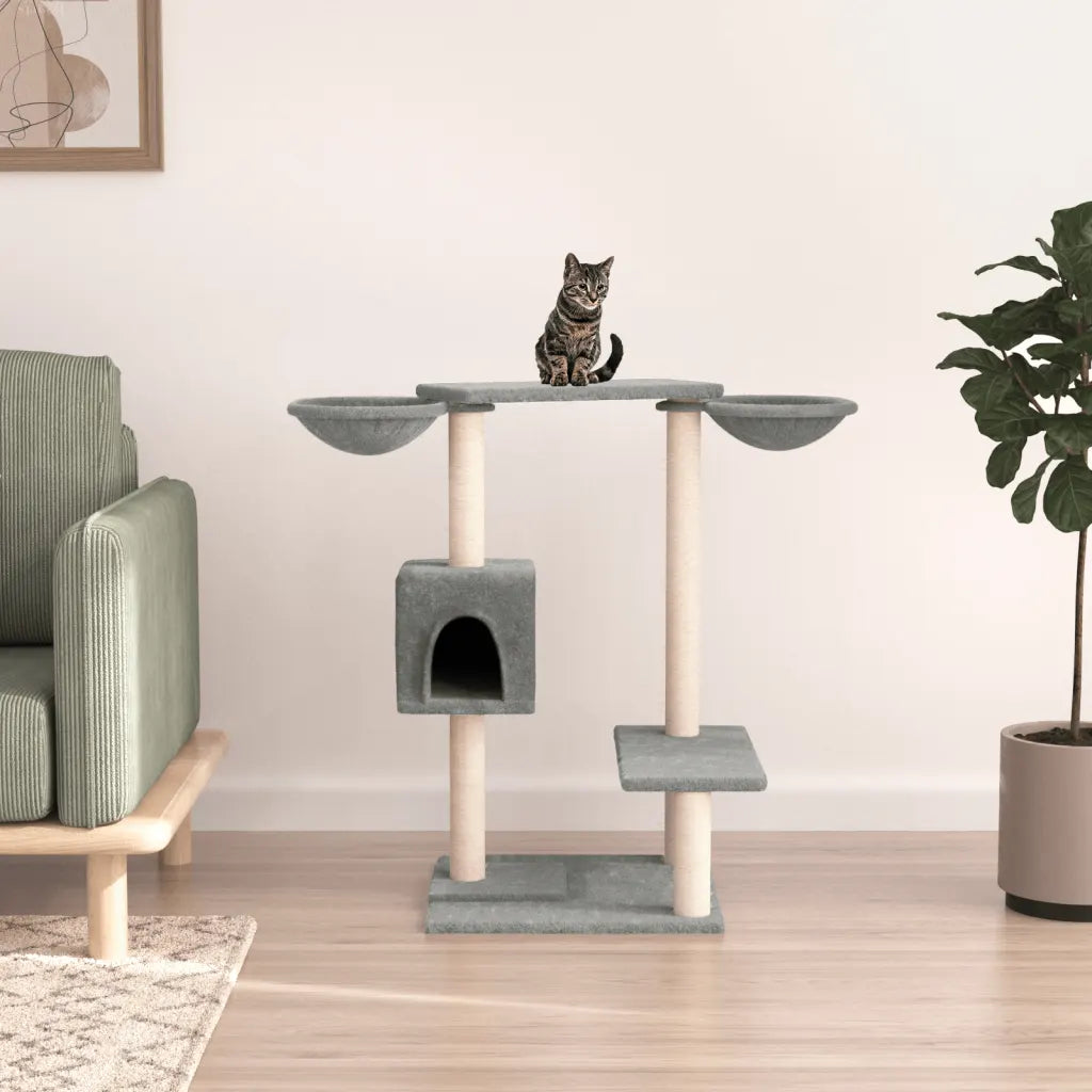 Albero per gatti con tiragraffi 97x67,5x82 cm