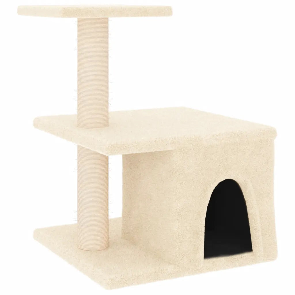 Albero per gatti con tiragraffi in sisal 42x34,5x48 cm