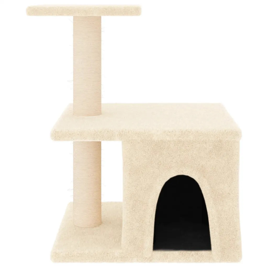 Albero per gatti con tiragraffi in sisal 42x34,5x48 cm