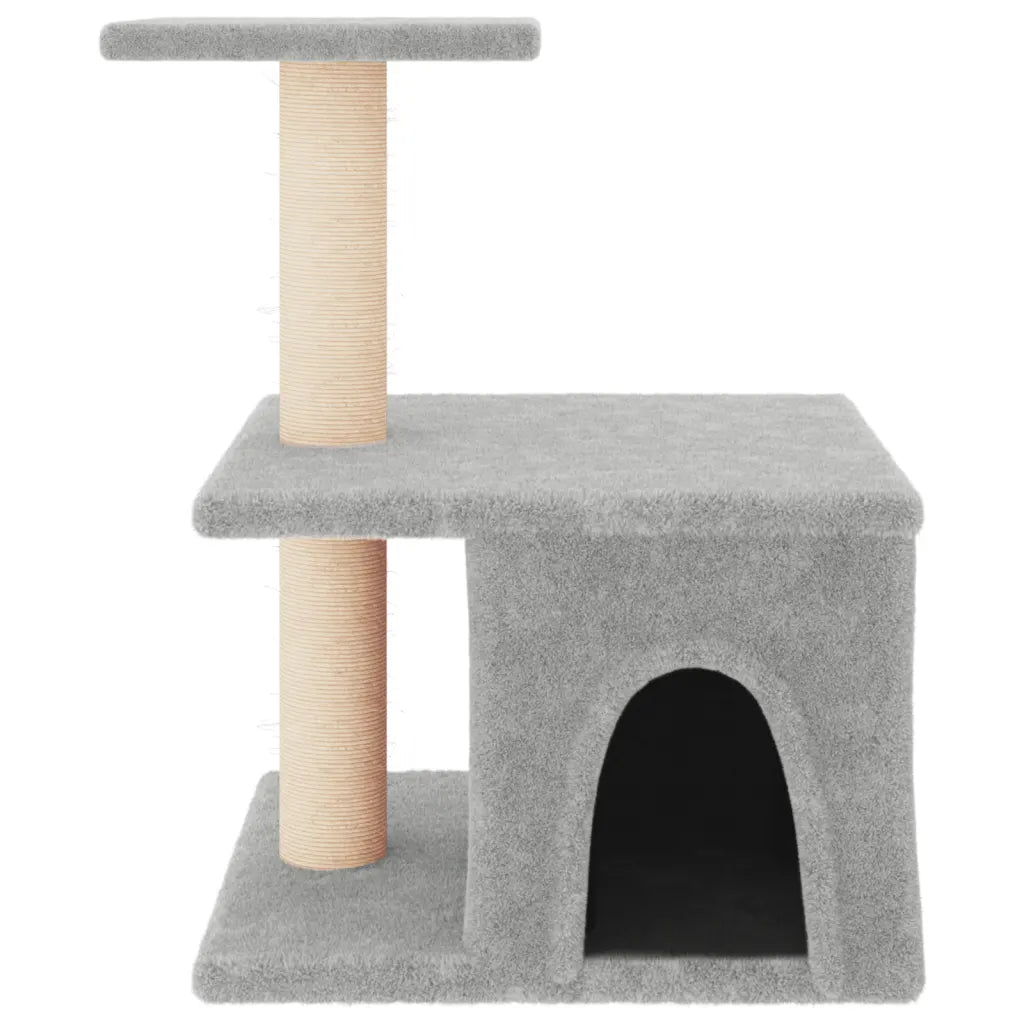 Albero per gatti con tiragraffi in sisal 42x34,5x48 cm