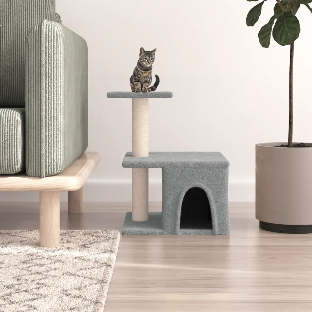 Albero per gatti con tiragraffi in sisal 42x34,5x48 cm
