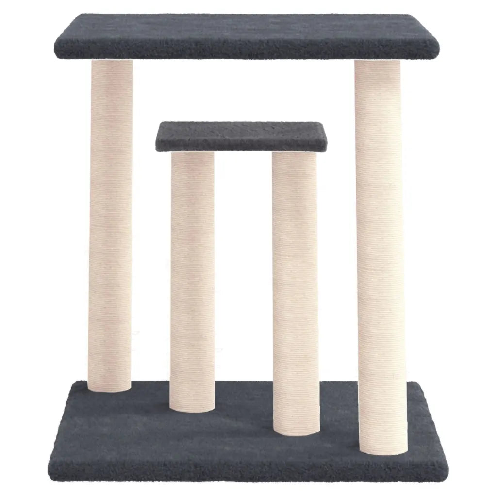 Palo tiragraffi per gatti con piattaforme 47,5x47,5x50 cm