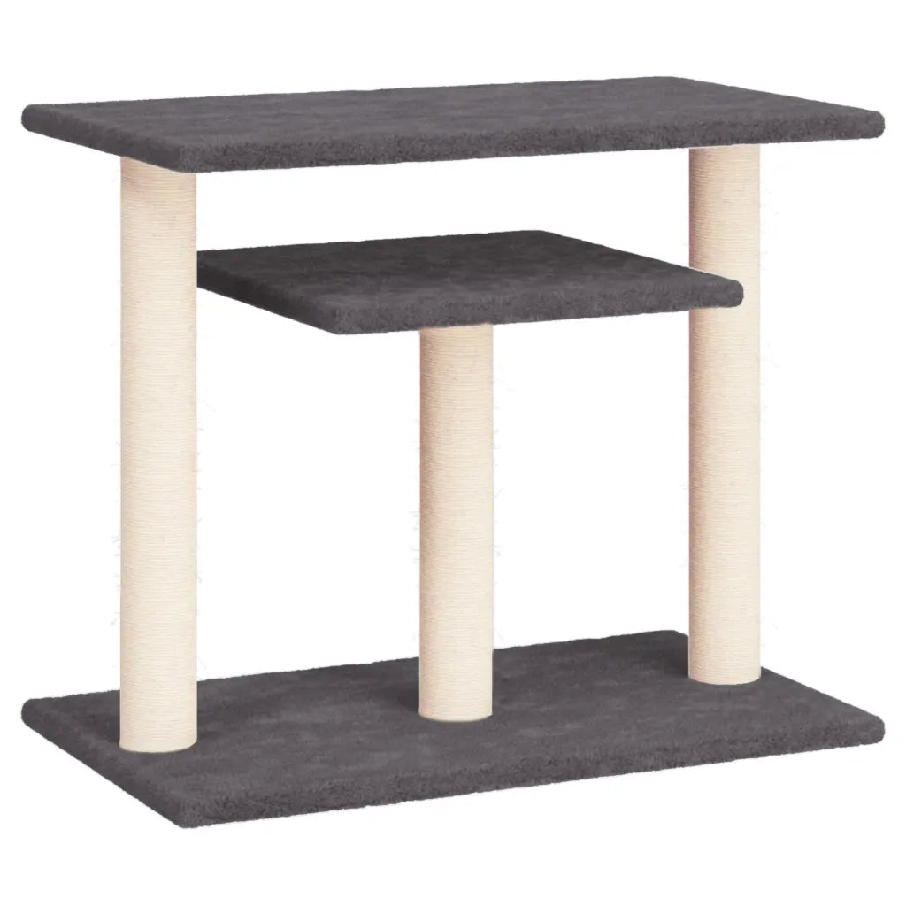 Tiragraffi per gatti con piattaforme 60x34,5x62,5 cm