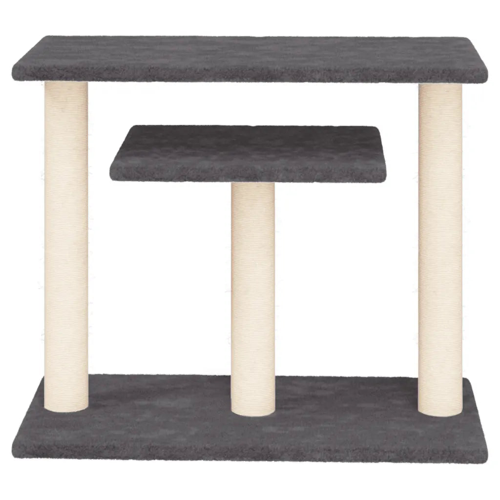 Tiragraffi per gatti con piattaforme 60x34,5x62,5 cm