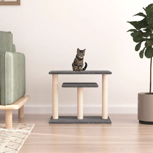 Tiragraffi per gatti con piattaforme 60x34,5x62,5 cm
