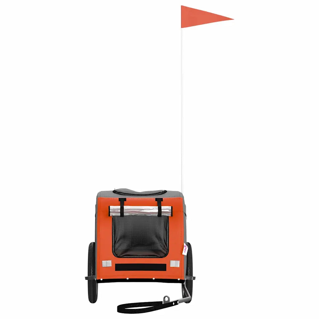 Rimorchio per bicicletta per animali domestici 124x53x53 cm