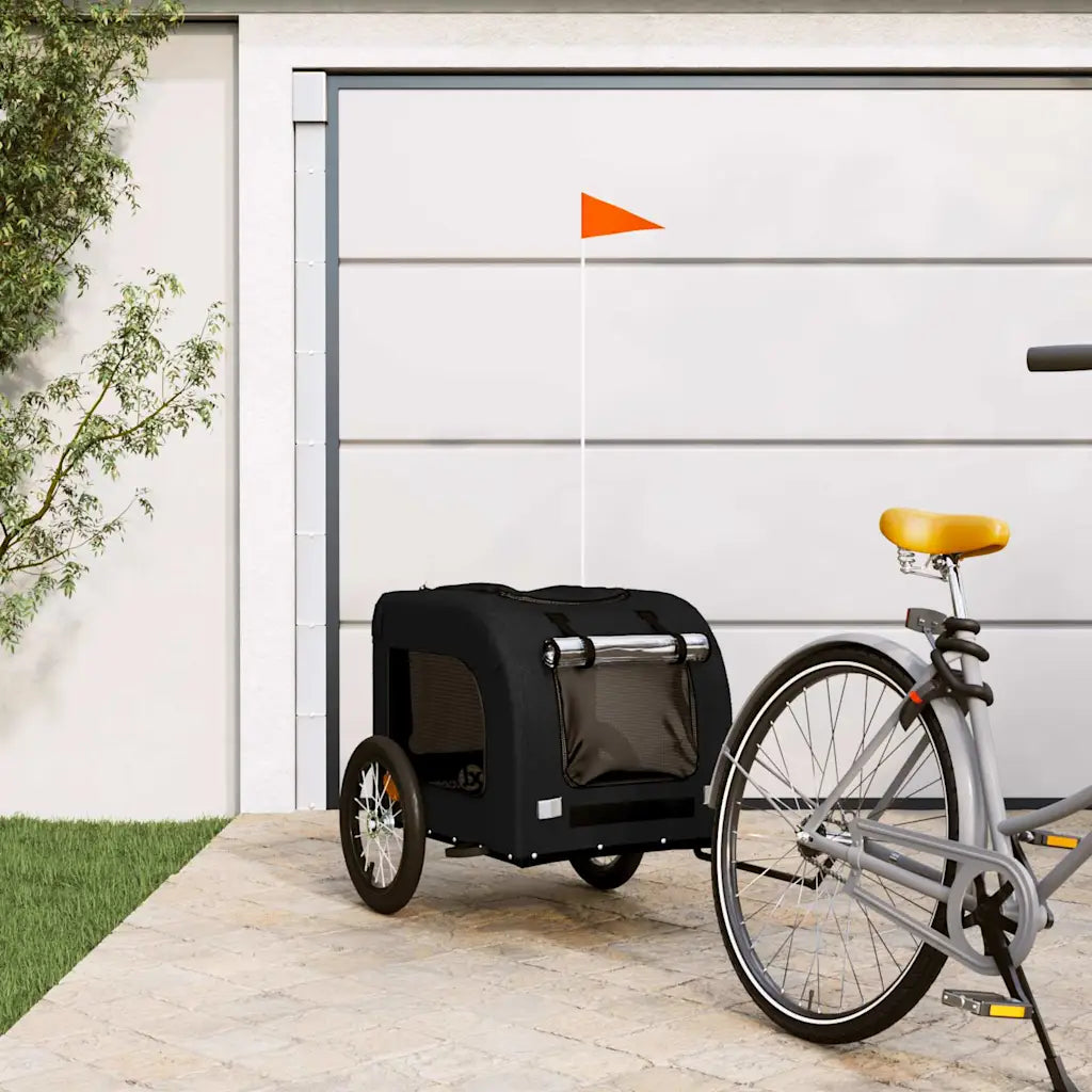 Rimorchio per bici per animali 125x64x66 cm in tessuto Oxford e ferro
