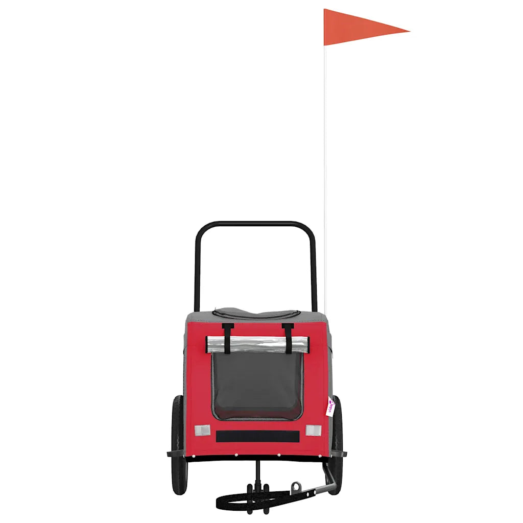 Rimorchio per bicicletta per animali domestici 125x53x54 cm