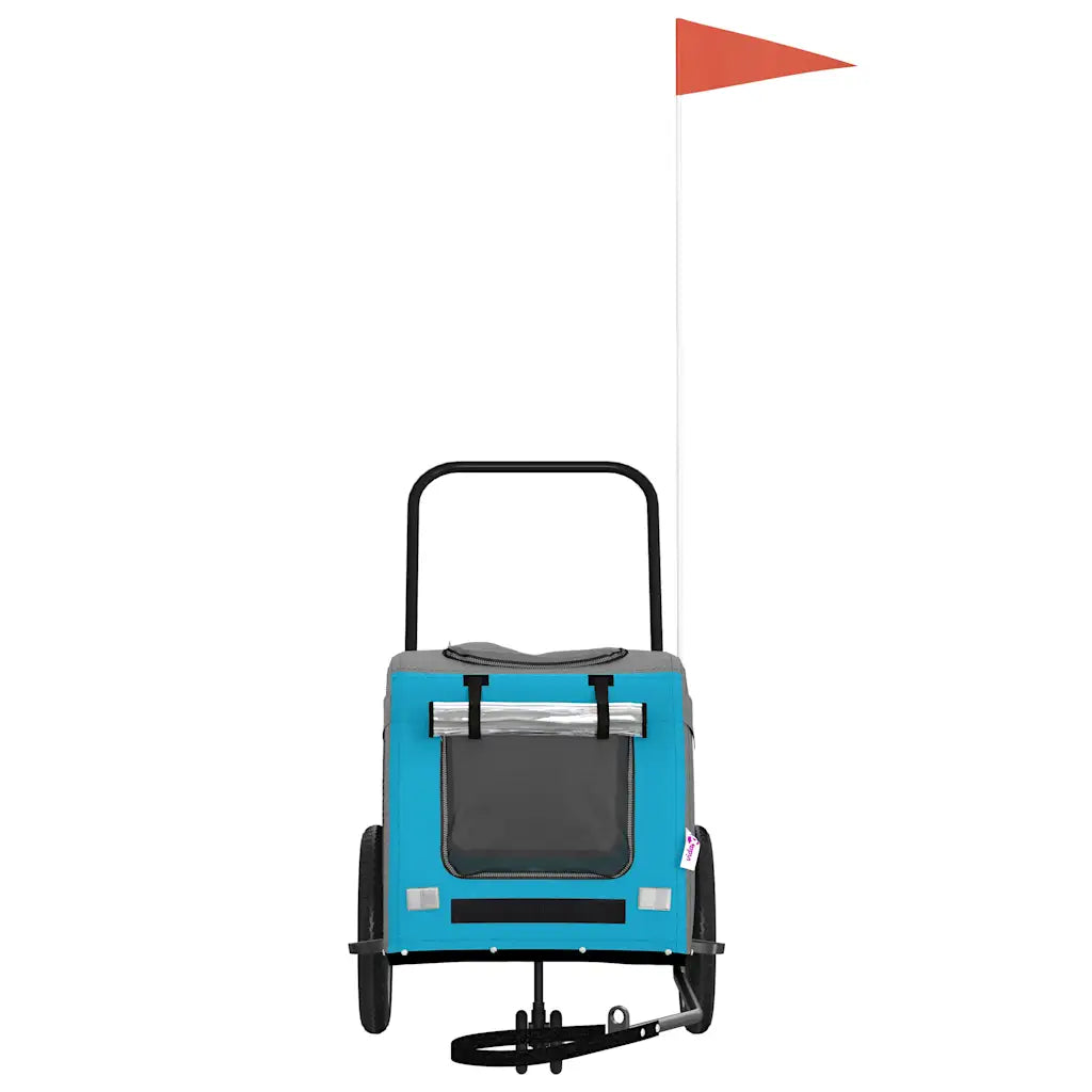 Rimorchio per bicicletta per animali domestici 125x53x54 cm