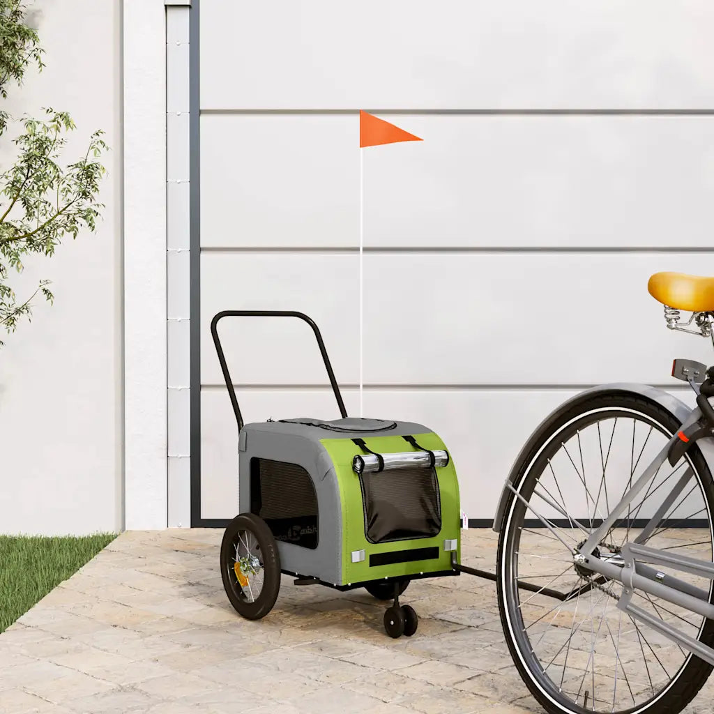 Rimorchio per bicicletta per animali domestici 125x53x54 cm