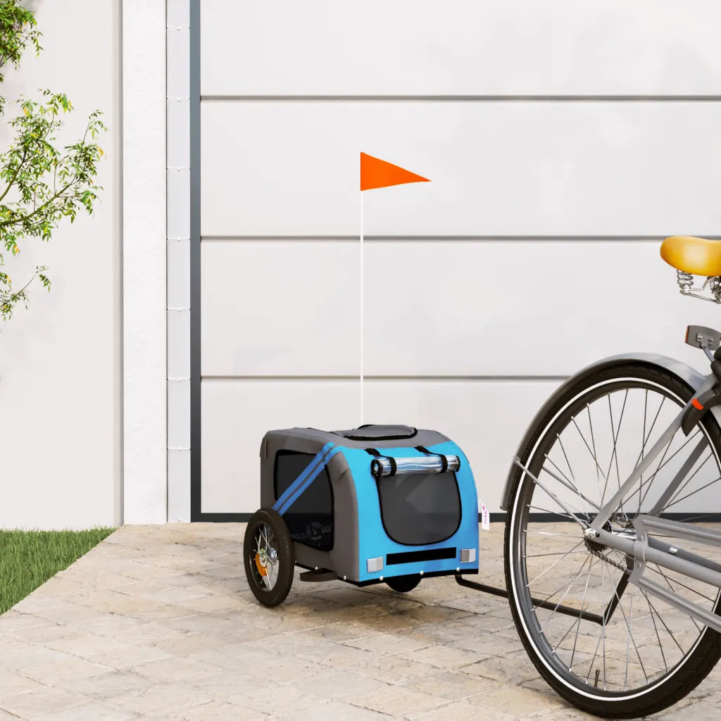 Rimorchio per bicicletta per animali domestici 124x53x53 cm