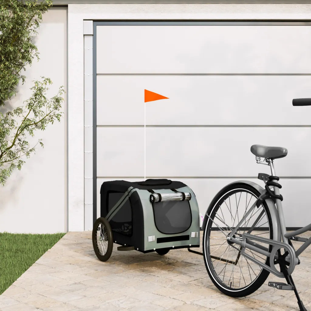 Rimorchio per bici per animali domestici 69x133,5x73,5 cm