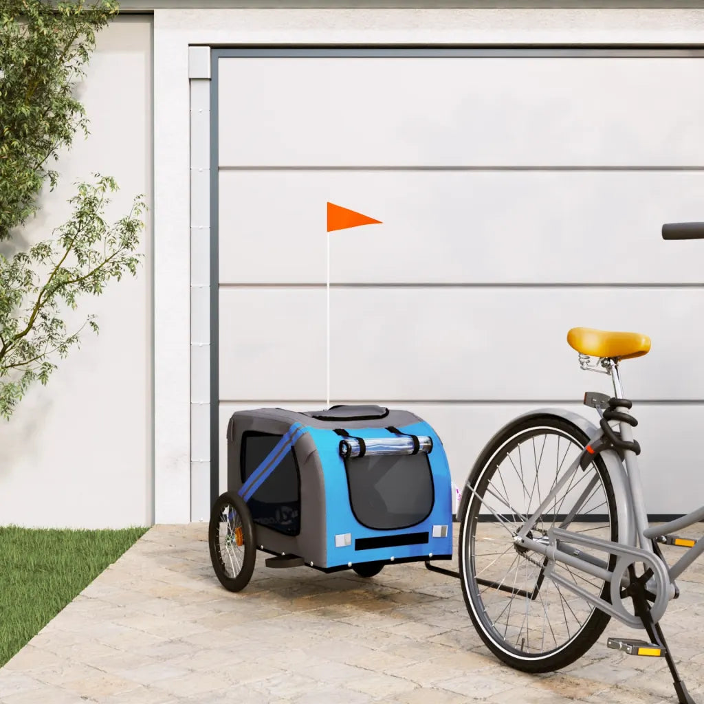 Rimorchio per bici per animali domestici 69x133,5x73,5 cm