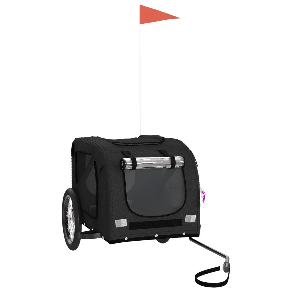 Rimorchio per bici per animali domestici 69x133,5x73,5 cm