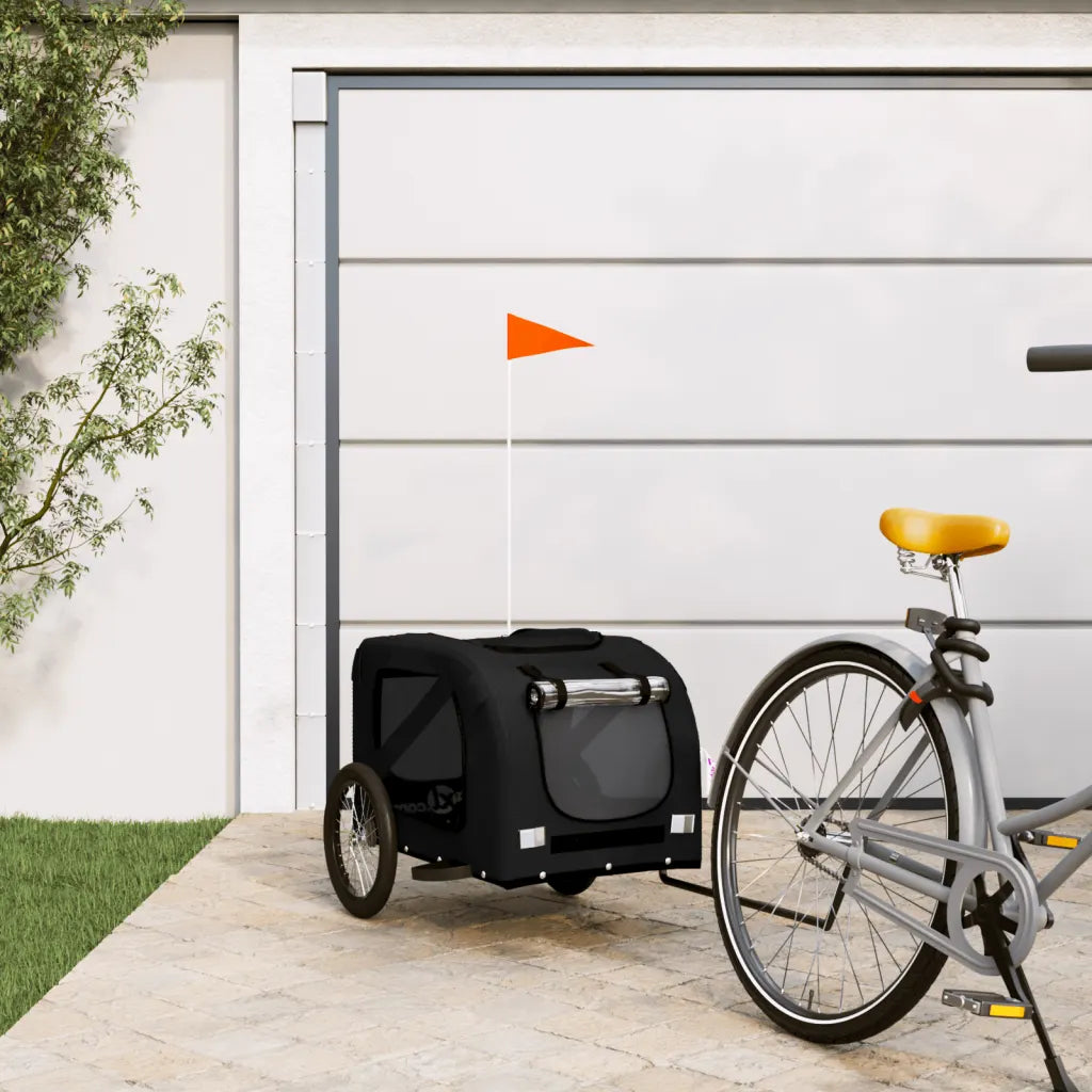 Rimorchio per bici per animali domestici 69x133,5x73,5 cm