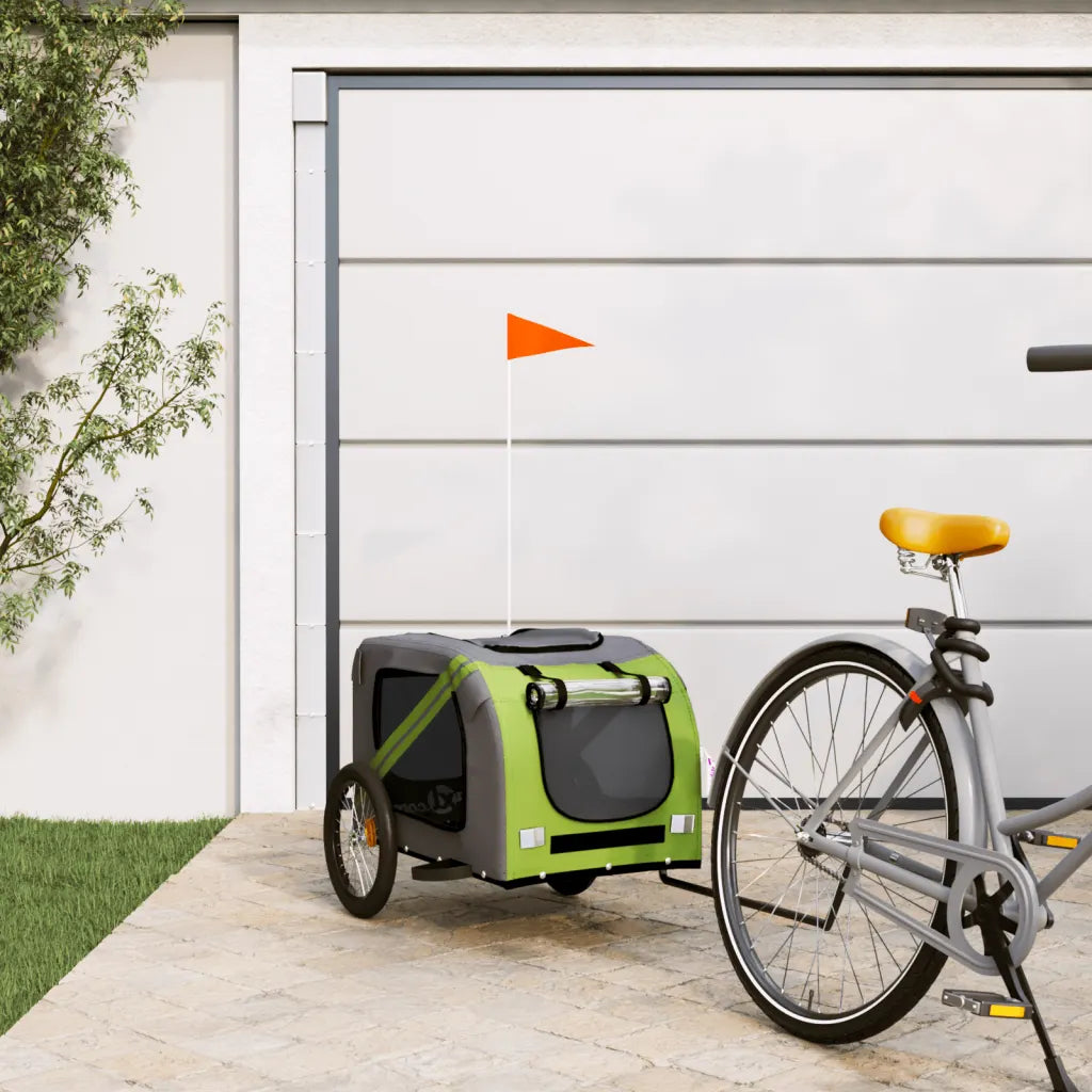Rimorchio per bici per animali domestici 69x133,5x73,5 cm