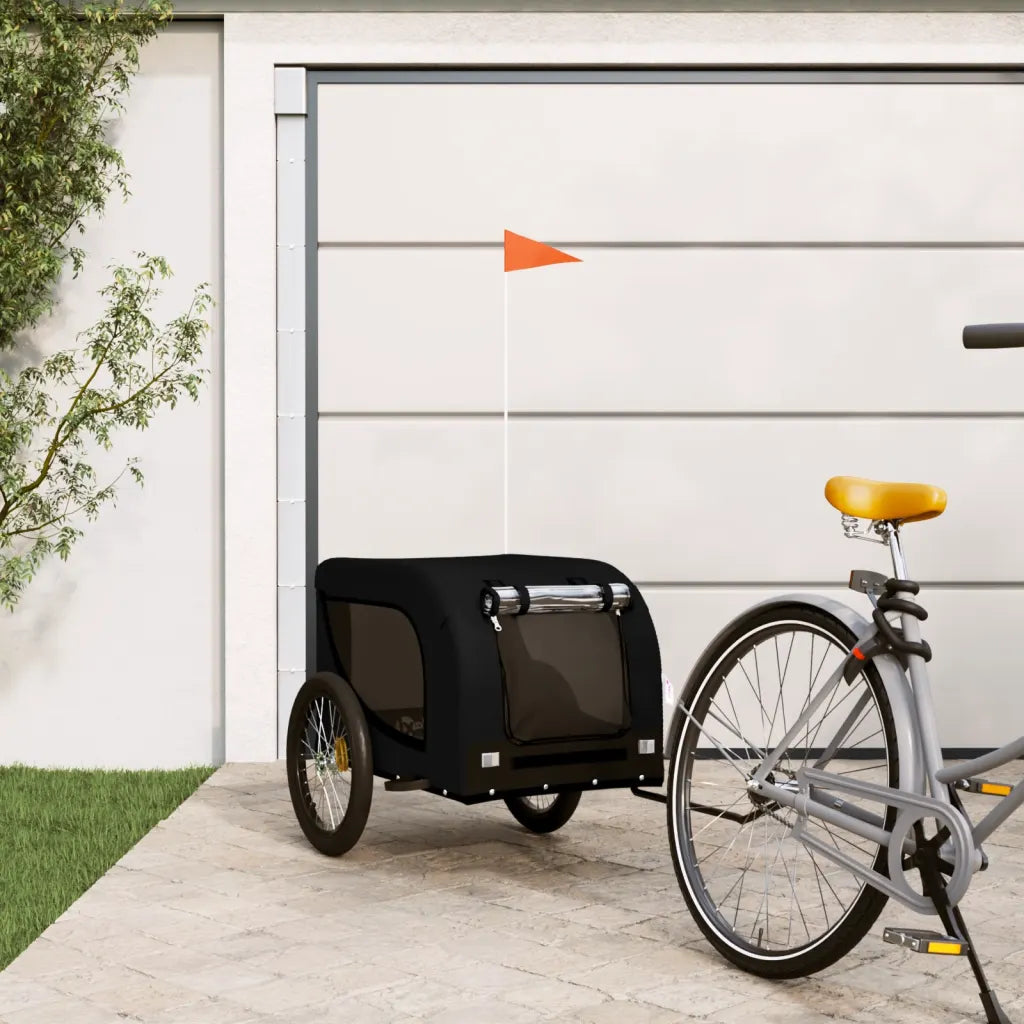 Rimorchio per bici per animali 136x69x73,5 cm in tessuto Oxford