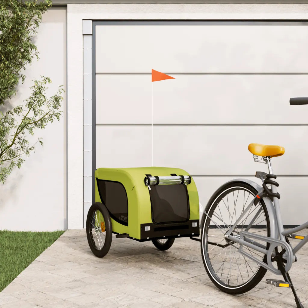 Rimorchio per bici per animali 136x69x73,5 cm in tessuto Oxford